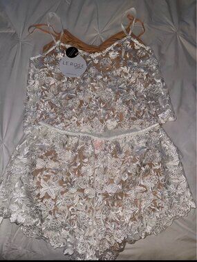 Le Rose- Elsa Bridal Cami & Short Set - Perfect for Wedding